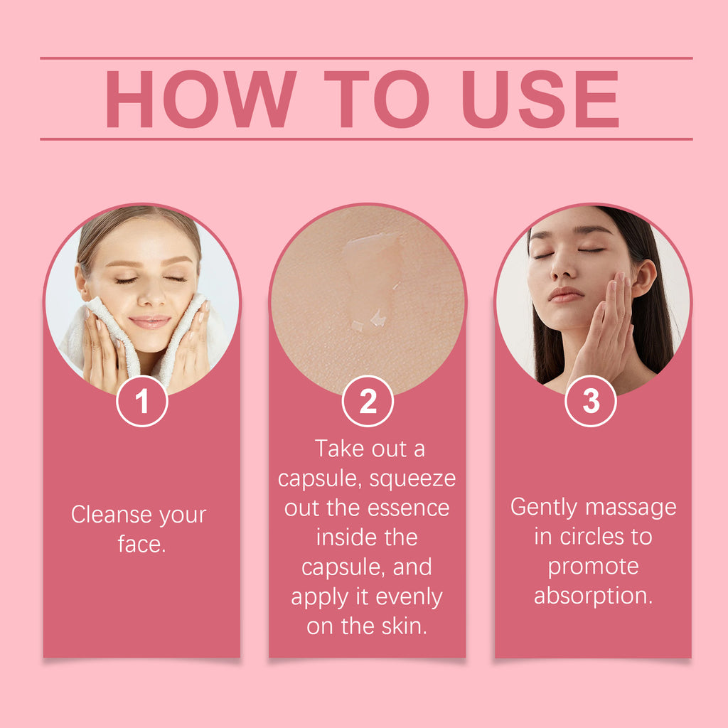 EELHOE Facial Capsule Essence Gentle Daily Moisturizing And Moisturizing Facial Skin Skin Care And Hydrating Care Serum