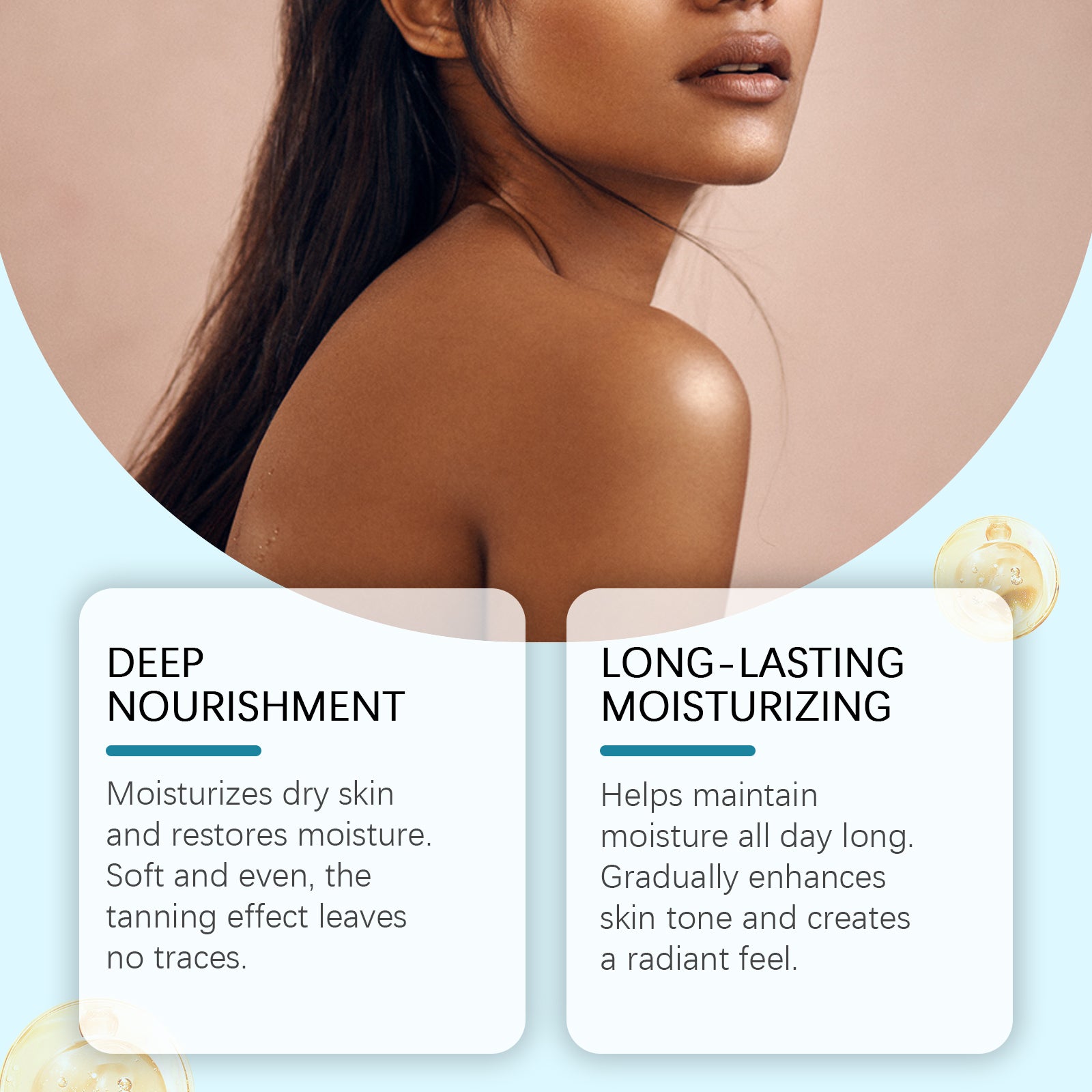 OUHOE Nourishing Skin Anti-Sunburn, Anti-Tanning Tan Moisturizing And Gentle Care Skin Care Anti-Tanning Cream