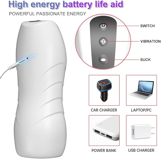 Penile Exercise Device, Penis Massager With 10 Vibration Modes And 5 Suction Modes, Penis Vibrator, Adult Couple Sex Toy