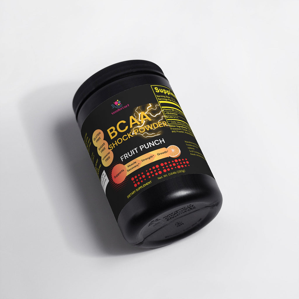 BCAA Shock Powder Impulsa el crecimiento muscular, mejora la recuperación y aumenta el rendimiento