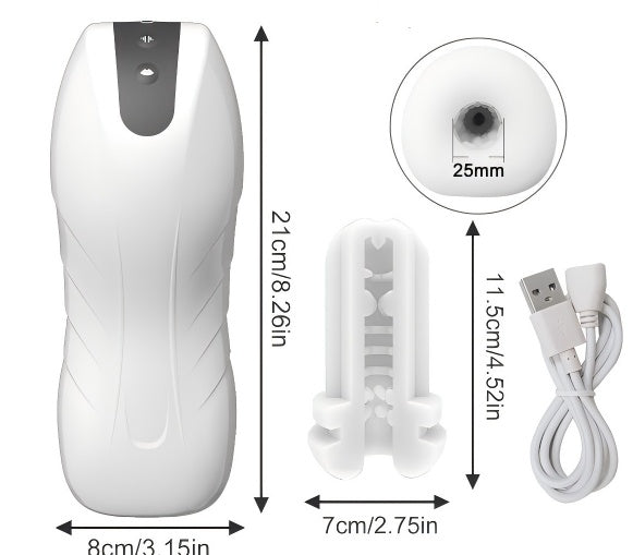 Penile Exercise Device, Penis Massager With 10 Vibration Modes And 5 Suction Modes, Penis Vibrator, Adult Couple Sex Toy
